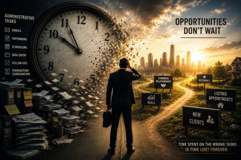 Missed opportunities for a busy realtor